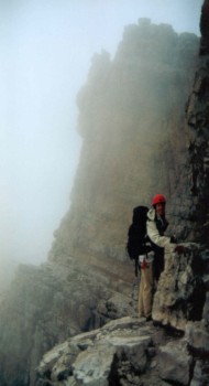 Brenta - Bocchette Centrali im Nebel