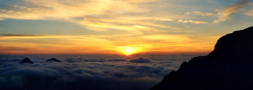 Brenta - Sonnenaufgang Pedrottih�tte