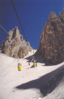Ferrata Dibona: Seilbahn No.2