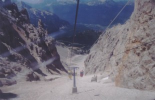 Ferrata Dibona: Seilbahn No.2