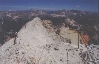Ferrata Dibona: �ber den Grad