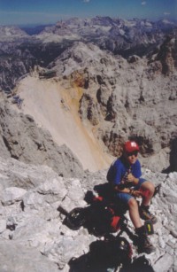 Ferrata Dibona: Daniel, auf 3008 m