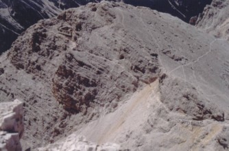 Ferrata Dibona: weiterer Wegverlauf