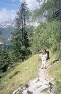 Merlone - Aufstieg zum Rif. Fonda Savio