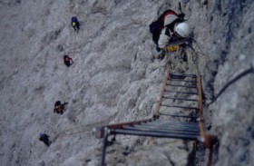 Merlone - erste Eisenleitern