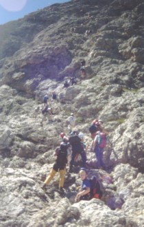 Pisciad� - Hochbetrieb um 12:00