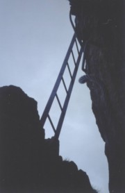 P��necker - Leiter oberhalb des Kamins 1