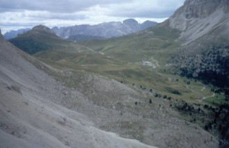 P��necker - Blick zum Sellajochhaus