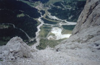 P��necker - Blick vom Schuttkessel