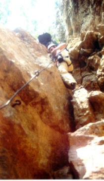 Monte Albano - Steilpassage (Angelika)