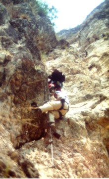 Monte Albano - Steilpassage (Angelika)