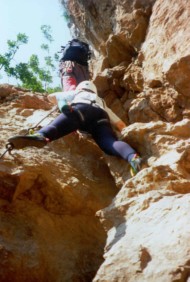 Steil hinauf - Angelika