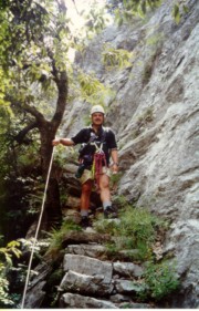 Sentiero dell�Anglone - abw�rts �ber geschlagene Stufen