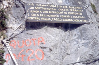 Che Guevara - Warnhinweise am Einstieg