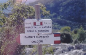 Colodri - Hinweisschild