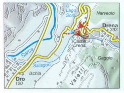 Rio Sallagoni: Lageplan