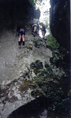 Rio Sallagoni: am Einstieg 2