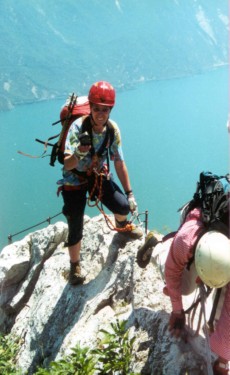 FAUSTO SUSATTI - Blick hinunter zum Gardasee