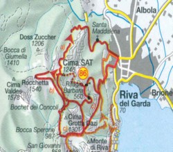 Karte: Via dell�Amicizia