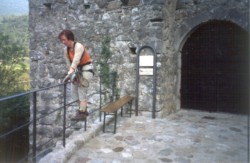 Rio Sallagoni: am Castel Drena