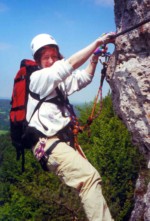 Angelika am H�hengl�cksteig (Fr�nkische Schweiz)