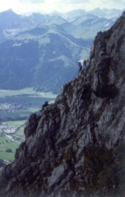 Aggenstein - am Grad schr�g hinauf