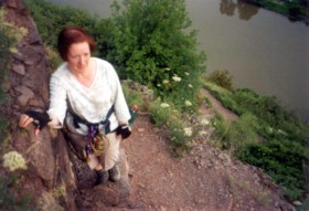 Calmont - Weg im Klettersteig