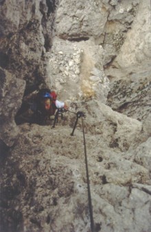 Masar� - steile Passage