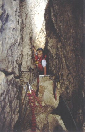 Masar� - schmale Eisenleiter