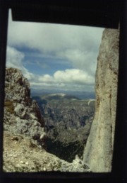 Santnerpa�-H�tte - Blick aus dem WC