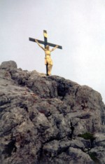 Das Gipfelkreuz am Hocheck