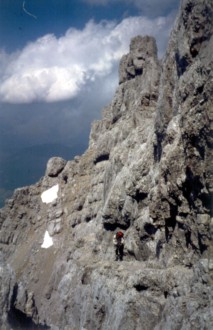 Zur S�dspitze - Westflanke